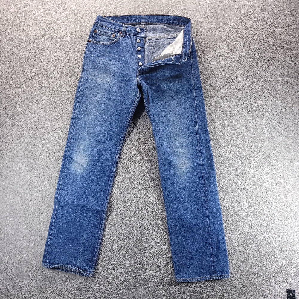 VTG Levis 501 Jeans Mens 32x30 Blue Regular Straight Button Fly Made In USA 80s